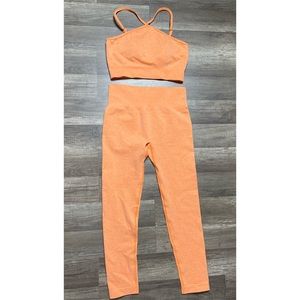 Brand New Peach Athletic Set 2pc